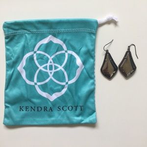 dark metallic Kendra scott earrings